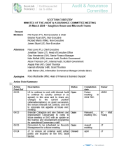 Audit & Assurance Committee Minutes - 26 March 2024